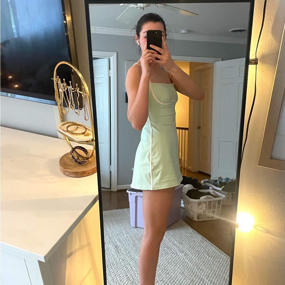 ALO Yoga Mint Green Mini Dress